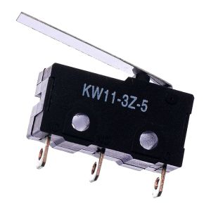 Chave Micro Switch KW11-3Z-5 3T 5A 250V Haste 23mm 1