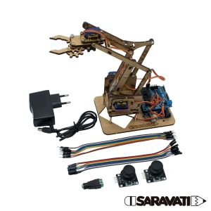 Braço Robótico MDF (Kit para montar) Completo