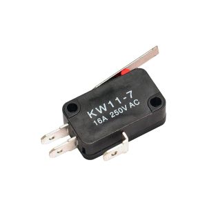 Chave Micro Switch KW11-7-3 3T 16A Haste 27mm 1