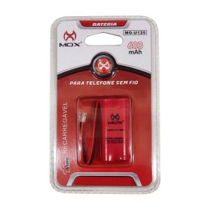 Bateria MOX MO-U120 (2 AAA, 2.4V, 600mAh) Plug Universal 1