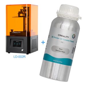 Kit Impressora 3D Creality LD-002R + 1 Resina UV 500g Preto