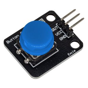 Módulo Botão Switch 12mm Push Button 3 Pinos (Azul) 1