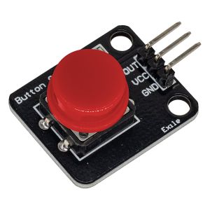 Módulo Botão Switch 12mm Push Button 3 Pinos (Vermelho) 1